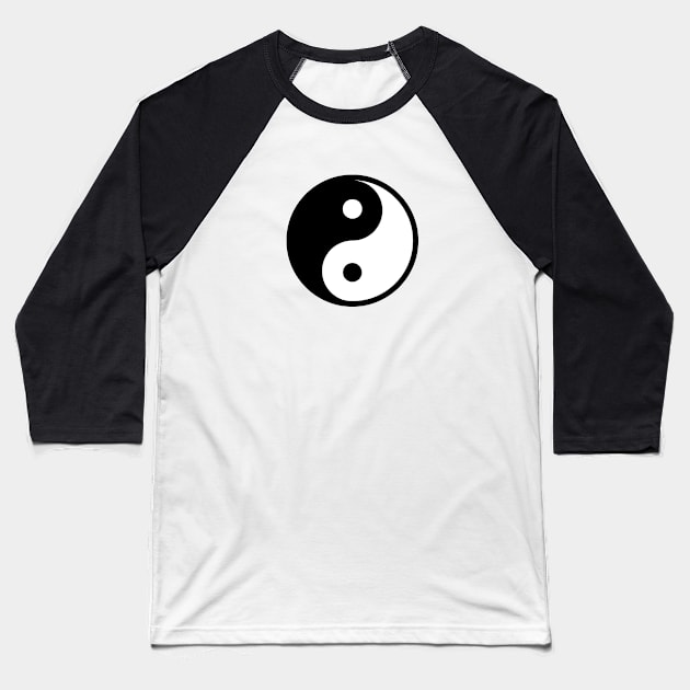 Yin Yang Baseball T-Shirt by LefTEE Designs